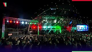 Hungarian Midget Fucks Granny In Outdoor Public Group Crowd