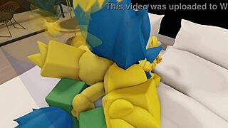 Furry Couple's Big Cock Anal Rocks Roblox House!
