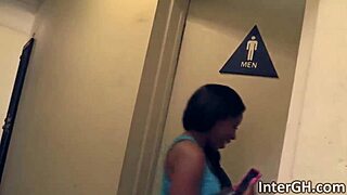 Ebony Brie Simone Sucks Glory Hole Cock Deep And Hard