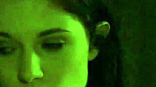 Watch this perfect curvy pale lesbian slave get touched fingered and dominated hard