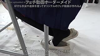 socks tease leads to irresistible foot fetish play