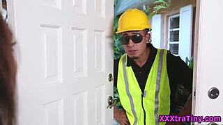 Petite Booty Teen 18+ Railed Hard By Monster Cock Outdoors