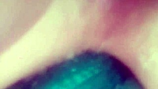 bottle shoved deep up ass solo huge insertion anal stretch