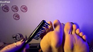 i get so turned on tickling ravena's bare feet and legs till she begs