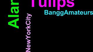 alanatulips strips ebony amateur teasing before clothes rip off