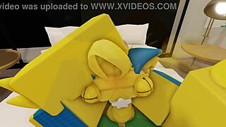 Furry Couple's Big Cock Anal Rocks Roblox House!