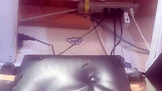 bottle shoved deep up ass solo huge insertion anal stretch