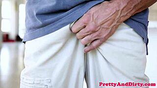 Stepdad's friend drills teen beauty cowgirl bedroom taboo