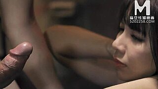 asian model trapped in sex jail for intense bondage creampie session