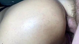 Gorgeous big ass brunette teen 18+ whore bent over for rough anal creampie pounding