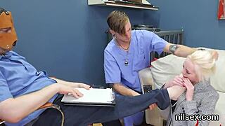 Hardcore SLUTTY CUTIE dragged to BUTTHOLE loony bin for intense ass therapy