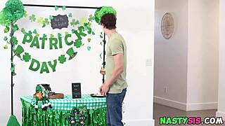 Stepsisters' kissing booth escalates to wild ass fucking