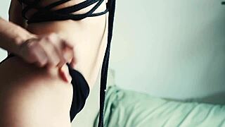 Cyncyncyn aka thefriendzone teases small tits in light bondage. Latina feels deep emotions.