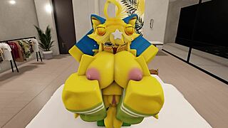 Furry Couple's Big Cock Anal Rocks Roblox House!