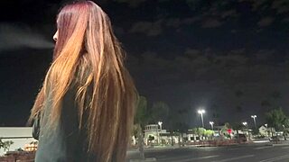 italian milf artemisia love's late-night la smoking tease