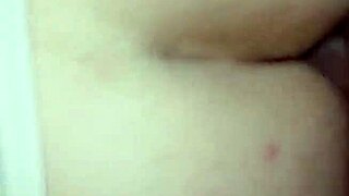 ripping clothes off pretty babe's wet pussy for doggystyle pounding