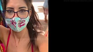 yo renatinha mello got fully naked on copacabana avenue in rio may 2021