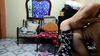 Innocent Fat Latina Stepdaughter Invites Daddy For Homemade Sex While Husband Away