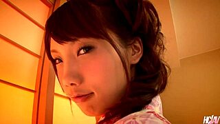 japanese babe ageha kinoshita, toy fucked before group creampie pounding?