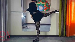 bad ballerina regina noir spanked hard then mouth and pussy fucked by teacher