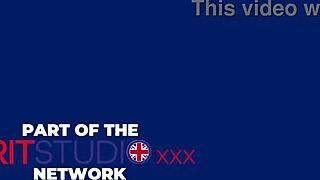 British teen 18+ spits and swallows in first mmf spitroast.