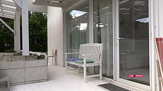 petite glasses milf and teen neighbor fuck dirty doggystyle