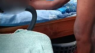 Real African Amateur Couple's Massive Cumshot on Sheer Fabric Full Clip