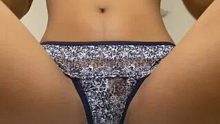 horny latina teen's tight pussy gets rough solo masturbation orgasm