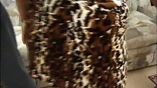 Step grandma whore sucks fucks in group creampie