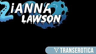 hey tony, watch this trans hoe lianna lawson jerk off her cock hard