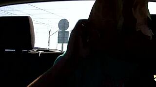 brunette slut bent over for outdoor anal pov