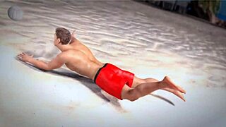 this beach redhead beauty topless piercings drive me wild