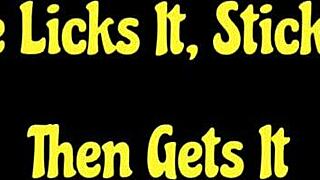 She Licks Pussy Sticks Strapon Then Gets It Back!
