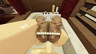 fat ass brunette bathtub suck and fuck tempts you