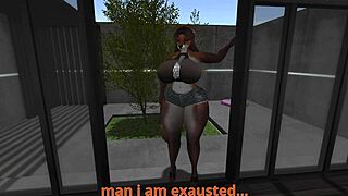 sapphire's long day bent over doggystyle cumshot on tits