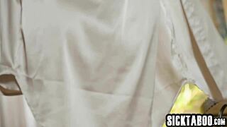 Petite Milf's Tight Ass Takes Huge Cock