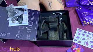 Curvy mexican wife tests huge toys in lingerie