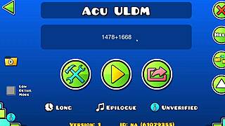 Acu Extreme Demon Level by Neigefeu in Geometry Dash Mastery