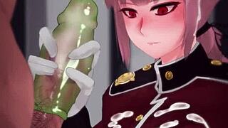 Skello's Nightingale Delivers Black Tits Cum Handjob Perfection