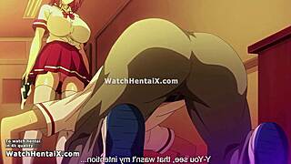 Anime Hentai Girlfriend's Big Tits Ass Creampie Ride