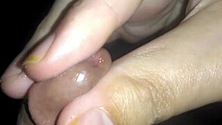 Will this hairy latino explode from glans massage?