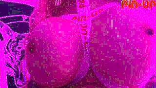 Sabrina Sabrok Swallows Huge Cum Load with Her Massive Tits Out