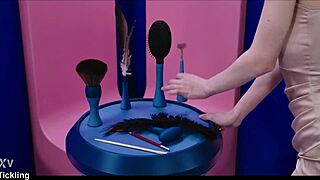 Cute Brill Angel Bound For Femdom Tickling On Feet By Petite Nata Gold