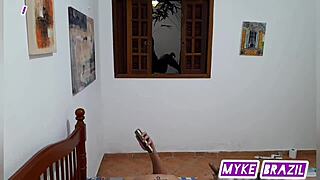 Fernanda Chocolate Catches Masturbator Fucks Anal Swallows Cum