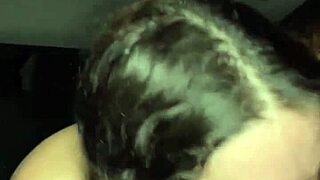 Pigtailed street hooker deepthroats then rides cock publicly swallowing cum load