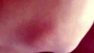 Pretty Italian in lingerie rims ass during wild riding sex