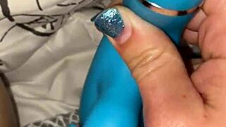 Milf Slams Dolphin Vibrator Deep In Horny Pussy