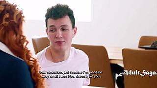 lauren phillips redhead stepmom stewardess joins josh rivers mile high taboo fuck