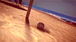 this beach redhead beauty topless piercings drive me wild