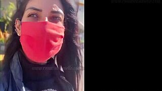 yo renatinha mello got fully naked on copacabana avenue in rio may 2021